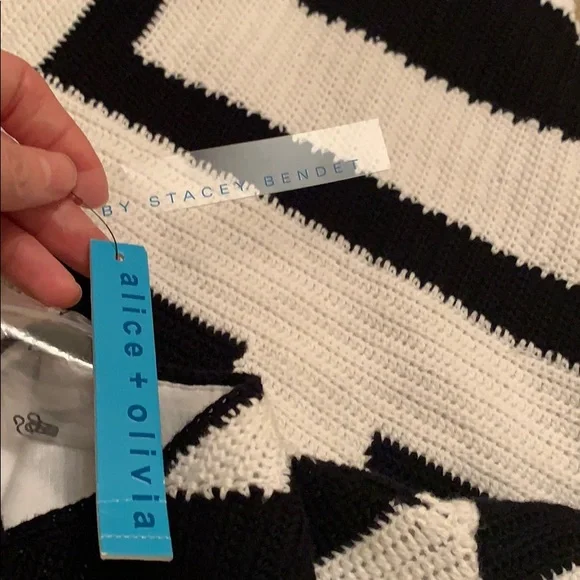 Alice+Olivia Black and white dress size S